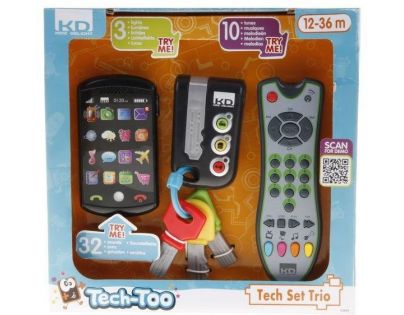 Alltoys Trio set Tech Too Klíče s ovladačem a telefonem