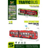 Alltoys Trolejbus červený 1 : 16