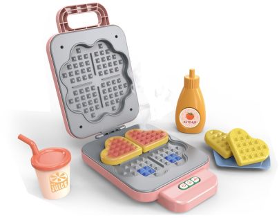 Alltoys Vaflovač růžový s doplňky