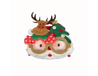 Alltoys Vánoční brýle s třpytkami 17x14 cm