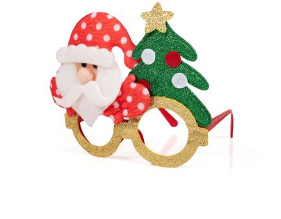 Alltoys Vánoční brýle s třpytkami 17x14 cm
