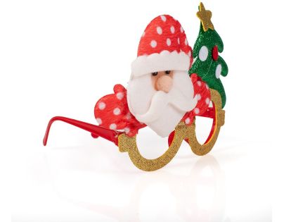 Alltoys Vánoční brýle s třpytkami 17x14 cm