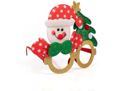 Alltoys Vánoční brýle s třpytkami 17x14 cm