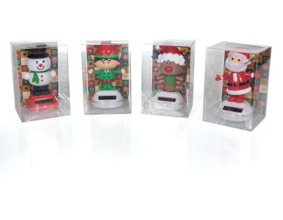 Alltoys Vánoční tančící solární figurky 11 cm