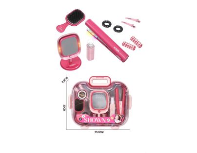 Alltoys Vlasové studio vlasová žehlička + zrcadlo