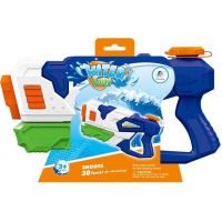 Alltoys Vodní pistole 30 cm bílomodrá se zelenou 2