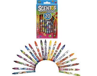 Alltoys Voskovky voňavé Scentos 20ks