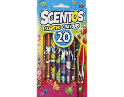 Alltoys Voskovky voňavé Scentos 20ks