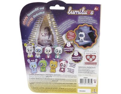 Alltoys Zvířátko Lumiluvs panda růžová