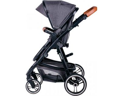 Amadeo kočár 2v1 antracite