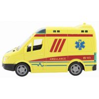 Ambulance 20 cm se zvukem se světlem žlutá 3