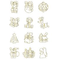 Anděl Přerov Barvy na sklo Vánoční sada 10 barev 10,5 ml + 12 sklíček 2