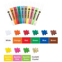 Anděl Přerov Barvy na sklo Vánoční sada 10 barev 10,5 ml + 12 sklíček 3