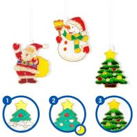 Anděl Přerov Barvy na sklo Vánoční sada 10 barev 10,5 ml + 12 sklíček 5