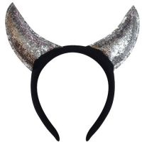 Anděl Přerov Čelenka s glitry Čertovské rohy stříbrné