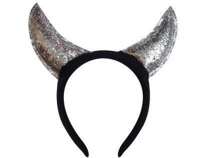 Anděl Přerov Čelenka s glitry Čertovské rohy stříbrné