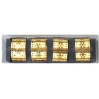 Anděl Přerov Kroužky na ubrousky kovové zlaté 4,5 cm, 4 ks