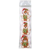 Anděl Přerov Medvídci z filcu na kolíčku 5,5 x 7,5 x 0,3 cm, 3 ks v sáčku 2