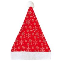 Anděl Přerov Mikulášská čepice se stříbrnými vločkami 38x30cm