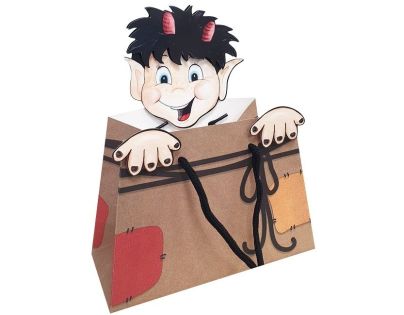 Anděl Přerov Mikulášská taška papírová 22 x 22 cm