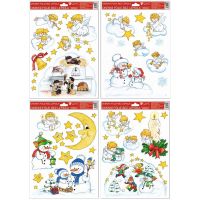 Anděl Přerov Okenní fólie tradiční Čerti na peci 33,5 x 26 cm