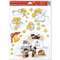 Anděl Přerov Okenní fólie tradiční Čerti na peci 33,5 x 26 cm 2