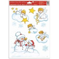 Anděl Přerov Okenní fólie tradiční Čerti na peci 33,5 x 26 cm 3