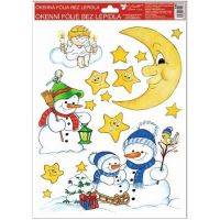 Anděl Přerov Okenní fólie tradiční Čerti na peci 33,5 x 26 cm 4