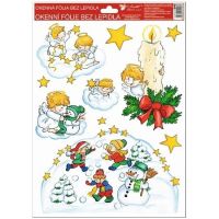 Anděl Přerov Okenní fólie tradiční Čerti na peci 33,5 x 26 cm 5