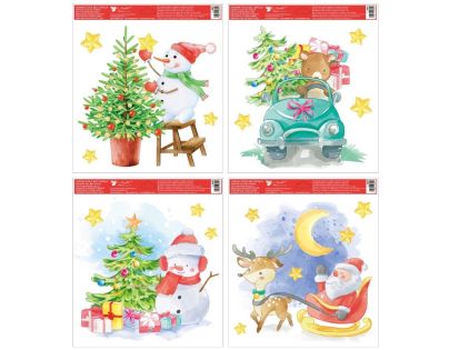 Anděl Přerov Okenní fólie vánoční 30 x 33,5 cm