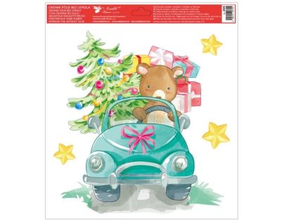 Anděl Přerov Okenní fólie vánoční 30 x 33,5 cm