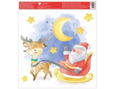 Anděl Přerov Okenní fólie vánoční 30 x 33,5 cm