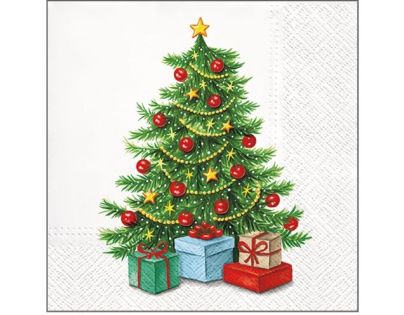 Anděl Přerov Papírové ubrousky vánoční, třívrstvé 33 x 33 cm, 20 ks