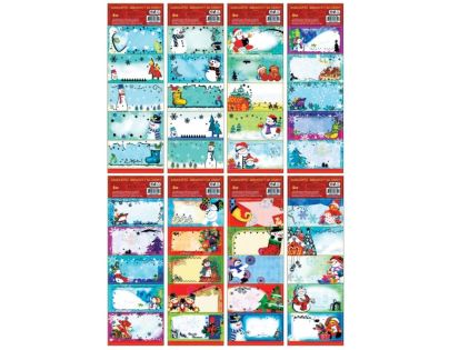 Anděl Přerov Samolepicí jmenovky na dárky s ražbou 22 x 8,5 cm