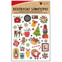 Anděl Přerov Samolepky s vánočními motivy 8 x 14,5 cm 2