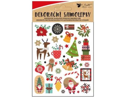 Anděl Přerov Samolepky s vánočními motivy 8 x 14,5 cm