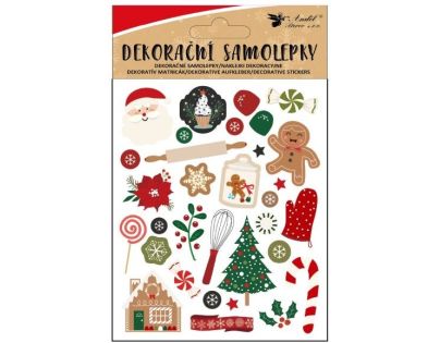 Anděl Přerov Samolepky s vánočními motivy 8 x 14,5 cm