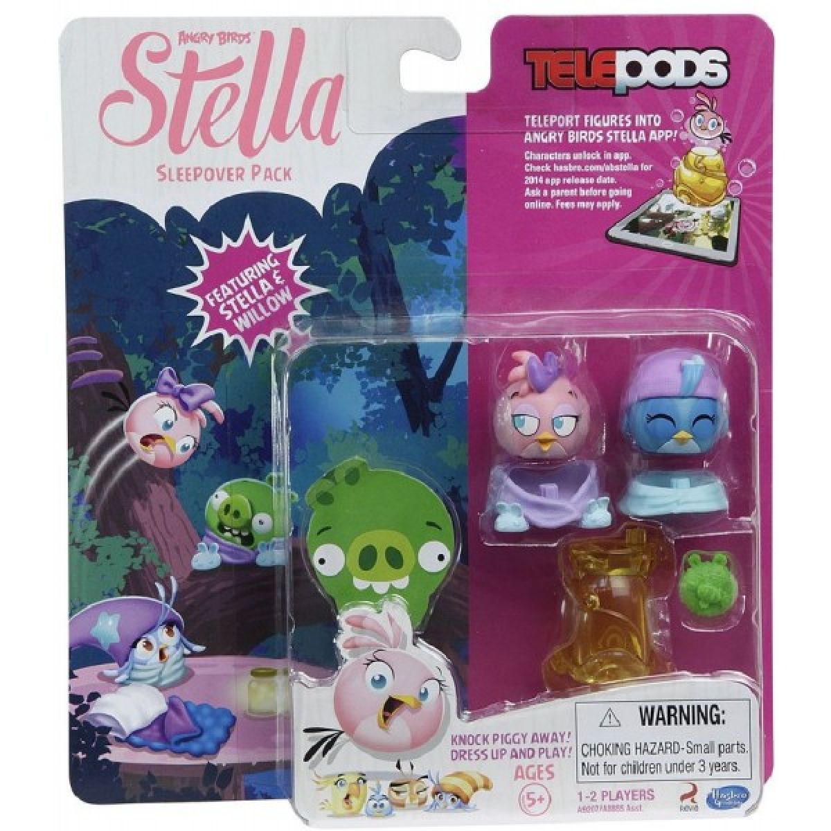 Hasbro Angry Birds figurky Telepods Stella s rampou - Stella a Willow