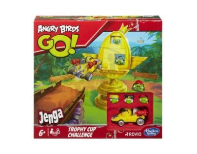 Společenská hra ANGRY BIRDS go! sestřelte trofej s autíčky (A6438)