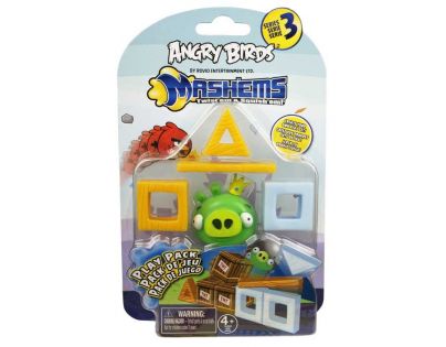 EP Line Angry Birds Mash´Ems Hrací sada - Prase zelené s korunkou