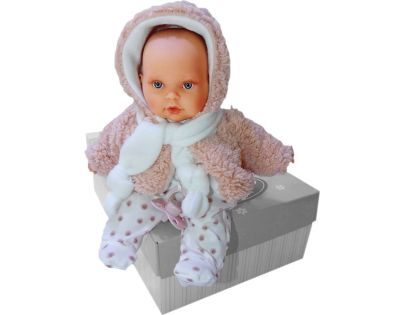 Antonio Juan 1120 Kika realistická panenka se zvuky a měkkým látkovým tělem 27 cm - Poškozený obal