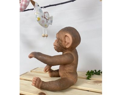 Antonio Juan Guca 991 Reborn Realistická opička miminko celovinylovým tělem 32 cm