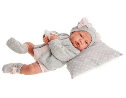 Antonio Juan 3386 Nacida panenka miminko s měkkým látkovým tělem 40 cm