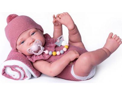 Antonio Juan 80220 Sweet Reborn Nacida realistická panenka miminko s celovinylovým tělem 42 cm