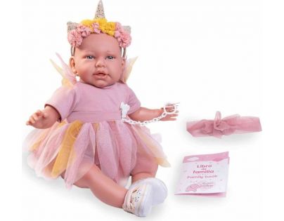 Antonio Juan 81275 Můj první Reborn Daniela realistická panenka miminko s měkkým látkovým tělem 52 cm