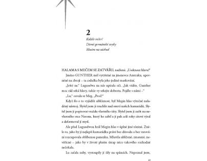 Fragment Apollónův pád  Neronova pevnost Rick Riordan Poškozený obal