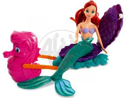 Ariel s kočárem a mořský koník bublifuk