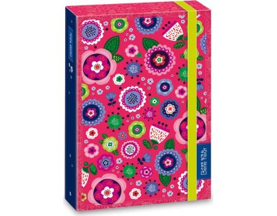 Ars Una Box na sešity La belle fleur A4 Růžové