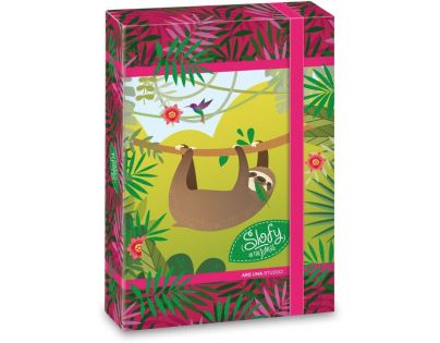 Ars Una Box na sešity Slofy Lenochod A5