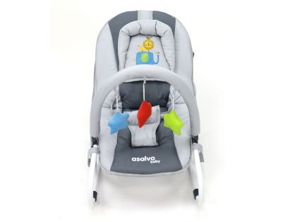 Asalvo Křesílko Baby friends grey
